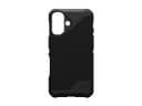 UAG Metropolis Series - Back cover for mobile phone - MagSafe compatibility - thermoplastic polyurethane (TPU), DuPont Kevlar - kevlar black - for Apple iPhone 16