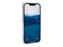 UAG Rugged Plyo Case for iPhone 14 Ice - Back cover for mobile phone - polycarbonate backboard, thermoplastic polyurethane (TPU) frame - ice - 6.1" - for Apple iPhone 14