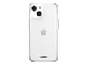 UAG Rugged Plyo Case for iPhone 14 Ice - Back cover for mobile phone - polycarbonate backboard, thermoplastic polyurethane (TPU) frame - ice - 6.1" - for Apple iPhone 14