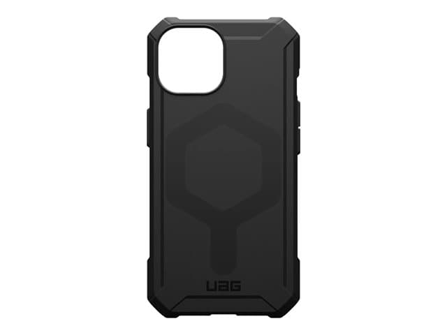 UAG Rugged Case for Apple iPhone 15 [6.1-inch] - Essential Armor Black - Back cover for mobile phone - MagSafe compatibility - black - for Apple iPhone 15