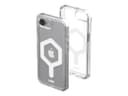 UAG Plyo Series - Back cover for mobile phone - MagSafe compatibility - PC backplate, thermoplastic polyurethane (TPU) frame - ice/white - for Apple iPhone 16e