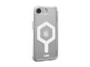 UAG Plyo Series - Back cover for mobile phone - MagSafe compatibility - PC backplate, thermoplastic polyurethane (TPU) frame - ice/white - for Apple iPhone 16e