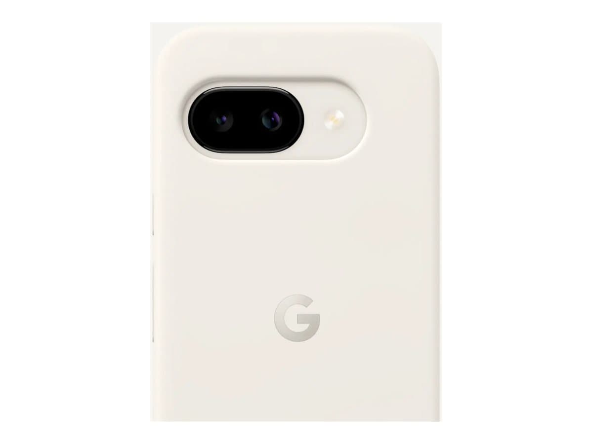 Google - Back cover for mobile phone - polycarbonate shell, silicone - porcelain - for Pixel 9A