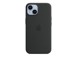 Apple - Back cover for mobile phone - MagSafe compatibility - silicone - midnight - for iPhone 14