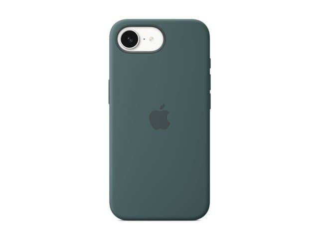 Apple - Back cover for mobile phone - silicone - lake green - for iPhone 16e