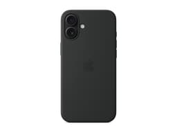 Apple - Back cover for mobile phone - MagSafe compatibility - silicone - black - for iPhone 16 Plus