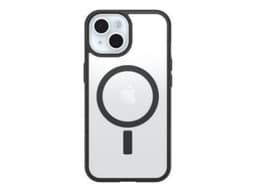 OtterBox React Series MagSafe Case for iPhone 16e, 15, 14, 13, Shockproof, Drop proof, Ultra-Slim, Protective Thin Case, Tested to Military Standard, Clear/Black, Non-Retail Packaging