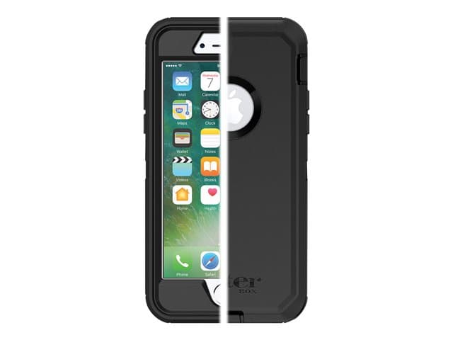 OtterBox Defender Case for iPhone 7/8/SE 2nd Gen/SE 3rd Gen, Shockproof, Drop Proof, Ultra-Rugged, Protective Case, 4x Tested to Military Standard, Black, No Retail Packaging — view 6