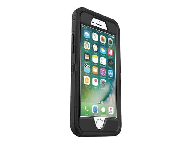 OtterBox Defender Case for iPhone 7/8/SE 2nd Gen/SE 3rd Gen, Shockproof, Drop Proof, Ultra-Rugged, Protective Case, 4x Tested to Military Standard, Black, No Retail Packaging — view 3