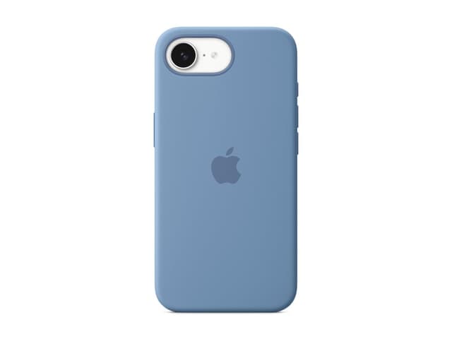 Apple - Back cover for mobile phone - silicone - winter blue - for iPhone 16e