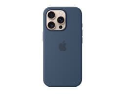 Apple - Back cover for mobile phone - MagSafe compatibility - silicone - denim - for iPhone 16 Pro