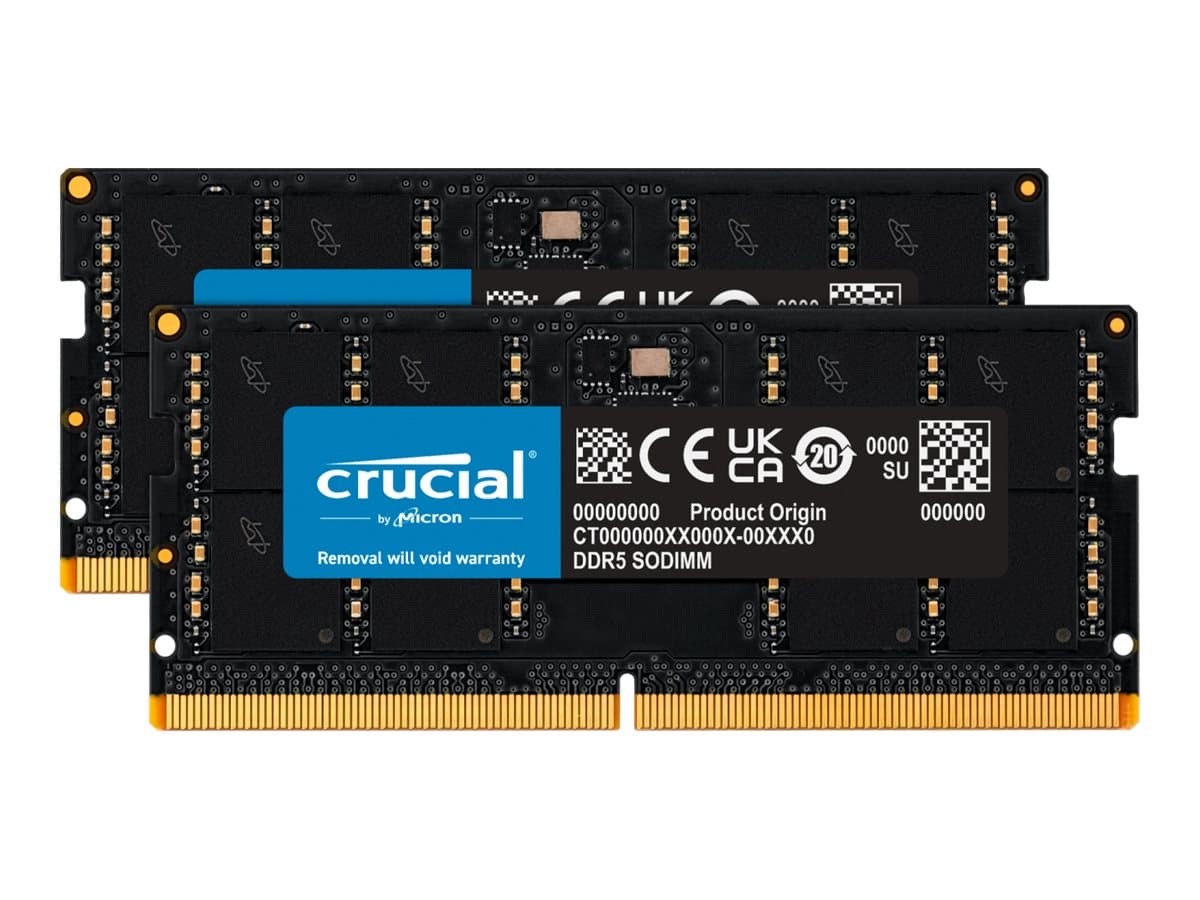 Crucial - DDR5 - kit - 64 GB: 2 x 32 GB - SO-DIMM 262-pin