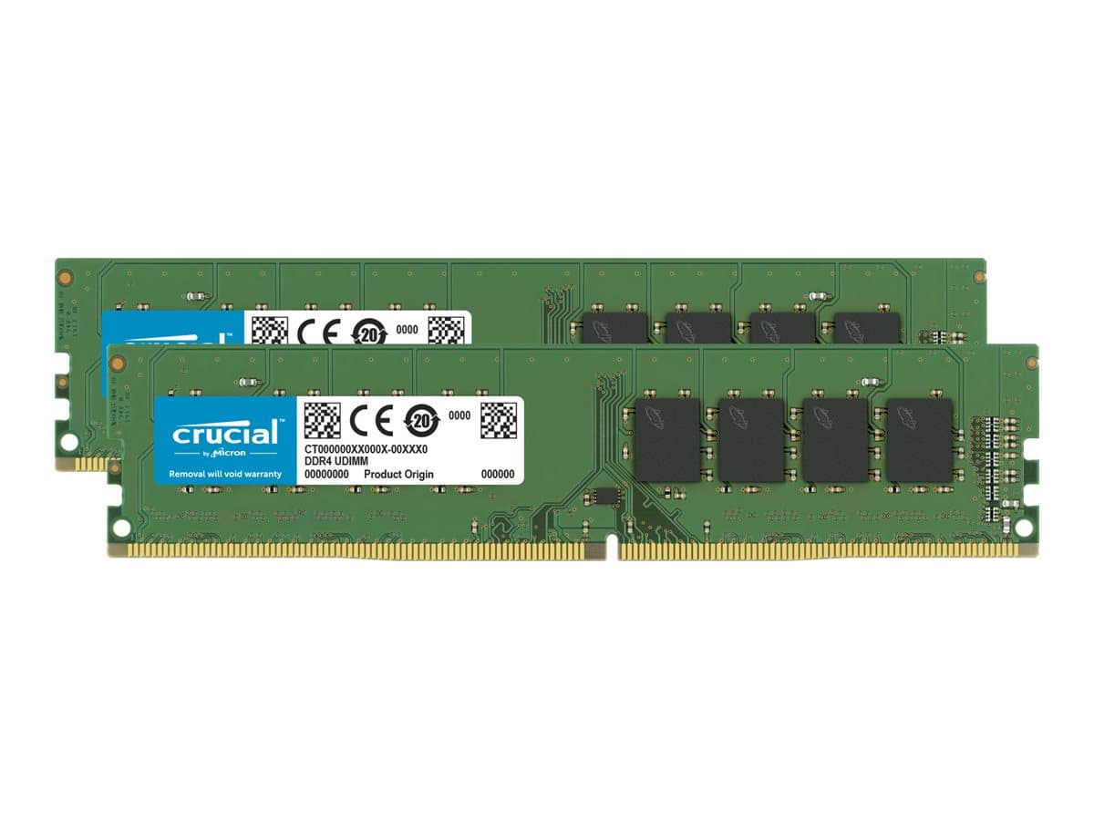 Crucial - DDR4 - kit - 64 GB: 2 x 32 GB - DIMM 288-pin