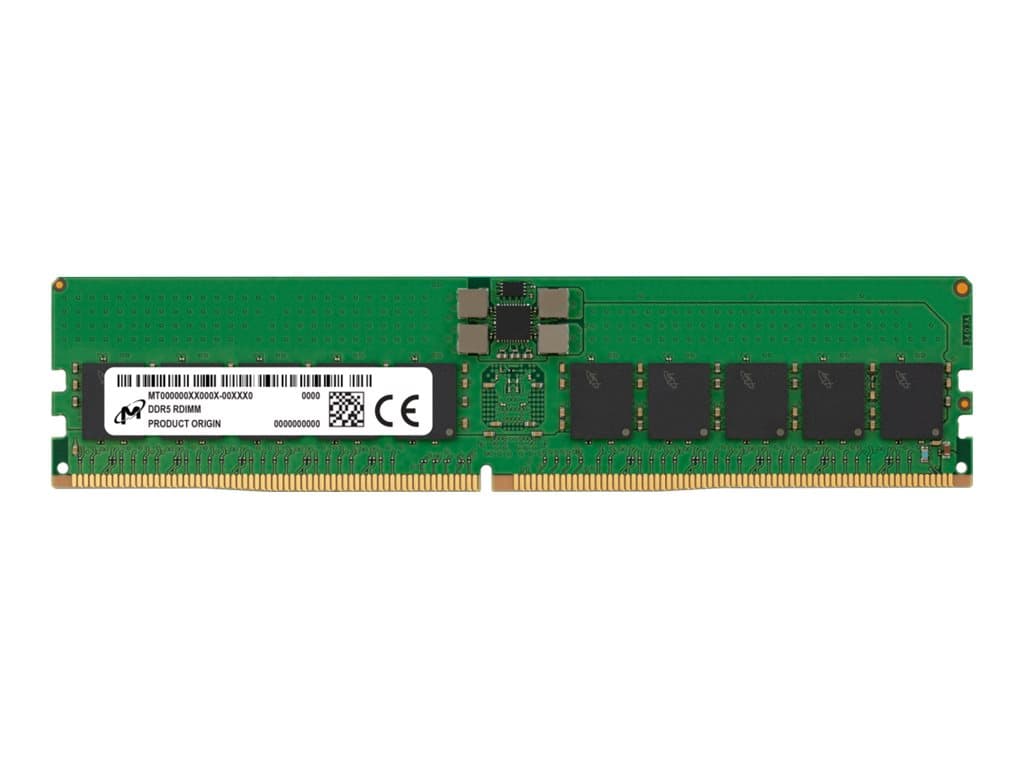 Micron - DDR5 - module - 32 GB - DIMM 288-pin — view 1