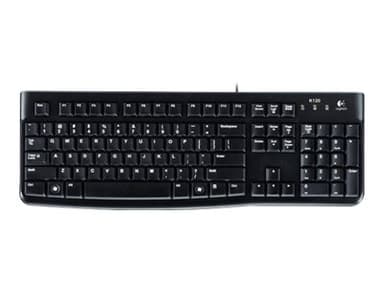 Logitech Keyboard K120 for Business Wired USB low profile Black