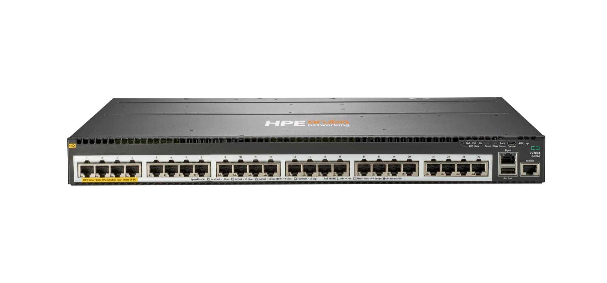 HPE Aruba 2930M 24 Smart Rate POE+ 1-Slot