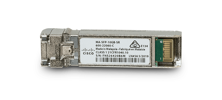 Cisco Meraki - SFP+ transceiver module — view 1