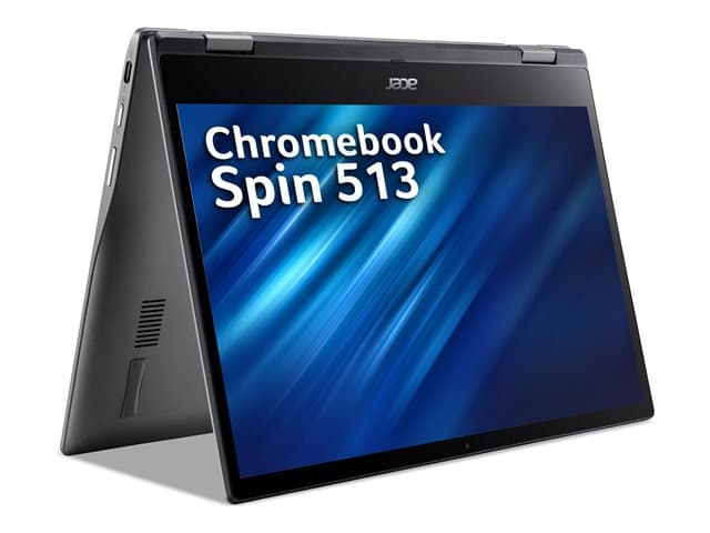 Acer Chromebook Spin 513 R841T - 13.3" - Qualcomm Snapdragon 7c - Kryo 468 - 4 GB RAM - 64 GB eMMC - UK