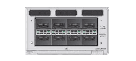 Cisco Meraki - expansion module - Gigabit Ethernet / 10Gb Ethernet / 25Gb Ethernet SFP28 x 8