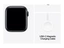 Apple Watch SE (GPS + Cellular) 2nd generation - midnight aluminium - smart watch with sport band - midnight - 32 GB