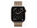 Apple Watch Series 11 (GPS + Cellular) - gold titanium - smart watch with milanese loop - gold - 64 GB thumbnail 2