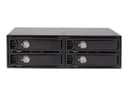 StarTech.com 4-Bay Mobile Rack Backplane for 2.5in SATA/SAS Drives - Hot Swap SSDs/HDDs from 5-15mm - Supports SAS II & SATA III (6 Gbps) - storage enclosure