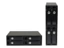 StarTech.com 4-Bay Mobile Rack Backplane for 2.5in SATA/SAS Drives - Hot Swap SSDs/HDDs from 5-15mm - Supports SAS II & SATA III (6 Gbps) - storage enclosure