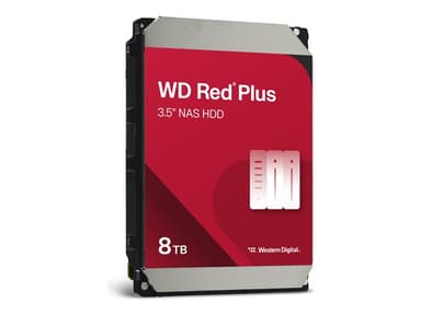 WD Red Plus WD80EFPX - hard drive - 8 TB - SATA 6Gb/s