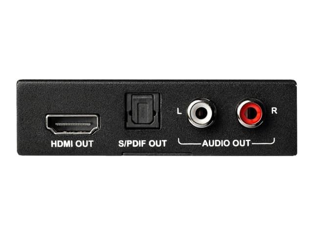 StarTech.com HDMI Audio Extractor - 4K 60Hz - HDMI Audio De-embedder - HDR - Toslink Optical Audio - Dual RCA Audio - HDMI Audio (HD202A) - HDMI audio signal extractor — view 4