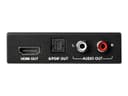 StarTech.com HDMI Audio Extractor - 4K 60Hz - HDMI Audio De-embedder - HDR - Toslink Optical Audio - Dual RCA Audio - HDMI Audio (HD202A) - HDMI audio signal extractor thumbnail 6