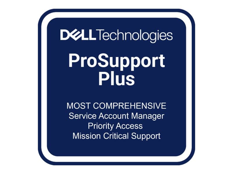 Dell Upgrade from 1Y Next Business Day to 5Y ProSupport Plus 4H Mission Critical - Extended service agreement - parts and labour - 5 years - on-site - 24x7 - response time: 4 h - NPOS — image 1