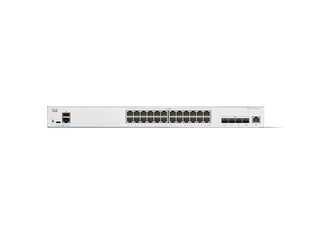 Cisco Catalyst 1300-24XT - switch - 24 ports - smart - rack-mountable — view 2