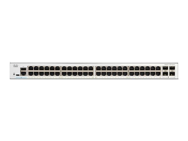 Cisco Catalyst 1300-48T-4G - switch - 48 ports - Managed - rack-mountable — view 2