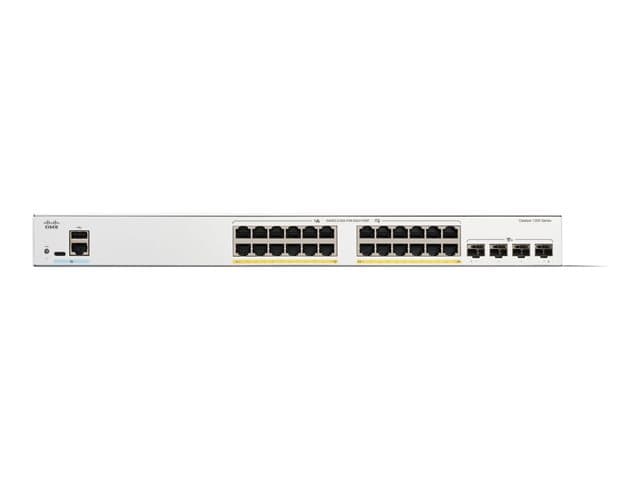 Cisco Catalyst 1300-24FP-4X - switch - 24 ports - Managed - rack-mountable — view 2