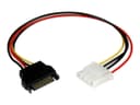 12in SATA to LP4 Power Cable Adapter - F/M