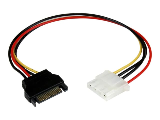 12in SATA to LP4 Power Cable Adapter - F/M
