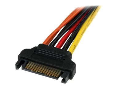 StarTech.com 6in Latching SATA Power Y Splitter Cable Adapter