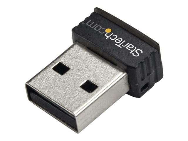 StarTech.com USB 150Mbps Mini Wireless N Network Adapter - 802.11n/g 1T1R (USB150WN1X1) - network adapter - USB 2.0 — view 1