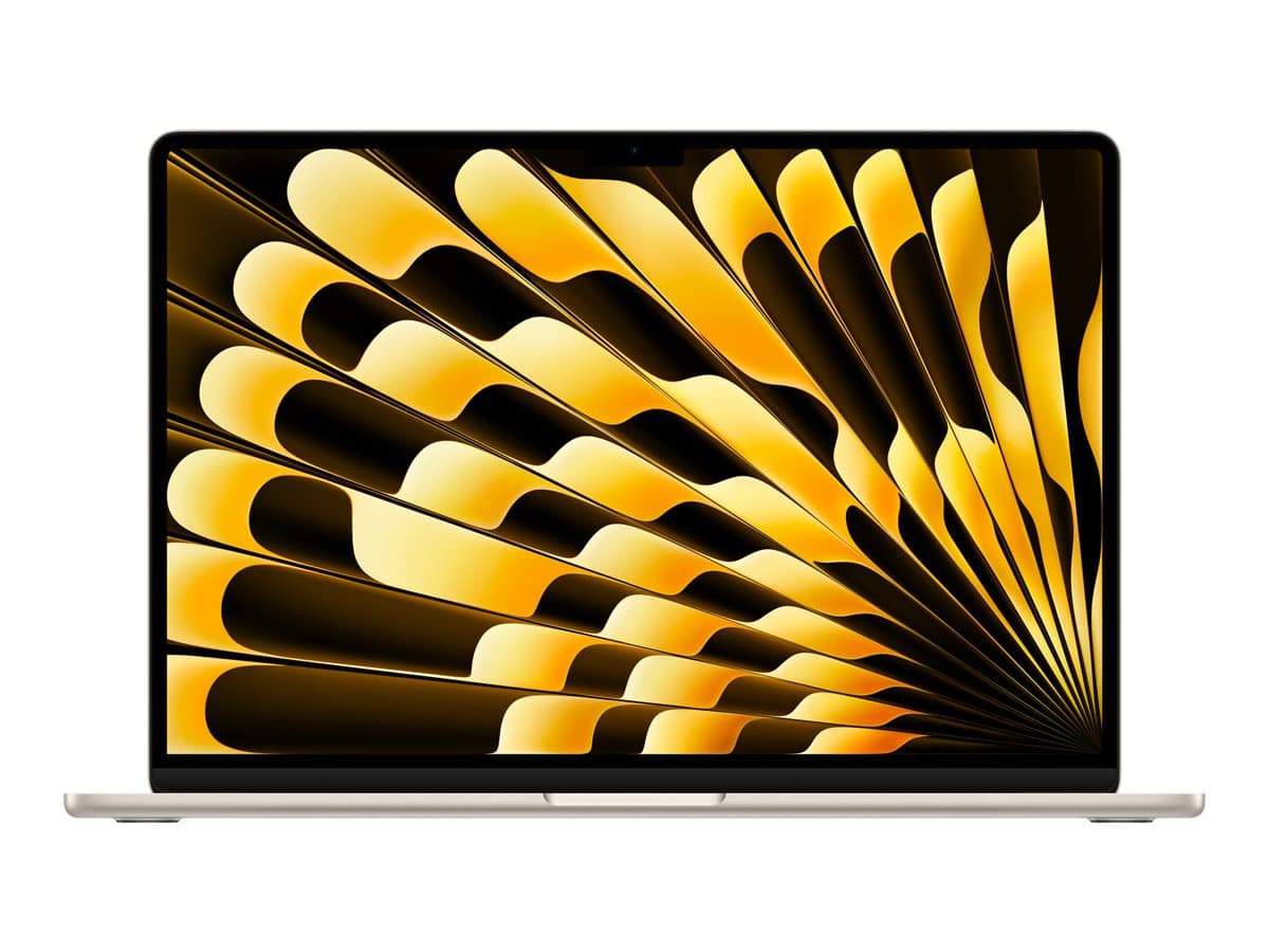 MacBook Air 15inch M3 chip with 8-core CPU and 10-core GPU 16GB RAM 256GB SSD Starlight Z1JB