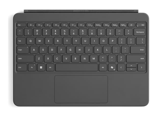 Microsoft Surface Pro Keyboard - 12-inch - keyboard - with touchpad, accelerometer - QWERTY - UK - slate Input Device