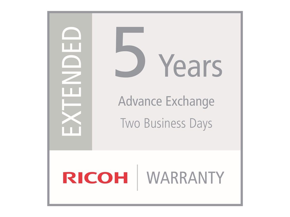 Ricoh Standard Warranty - extended service agreement (renewal) - 1 year - 4th/5th year
