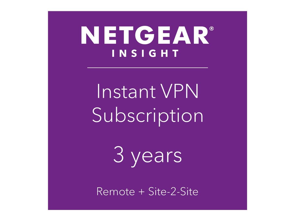 NETGEAR Insight Instant VPN - subscription licence (3 years) - 1 licence — view 3