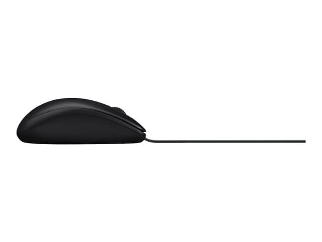 Logitech M100 - mouse - full size - USB - black — view 5