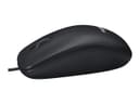 Logitech M100 - mouse - full size - USB - black thumbnail 2