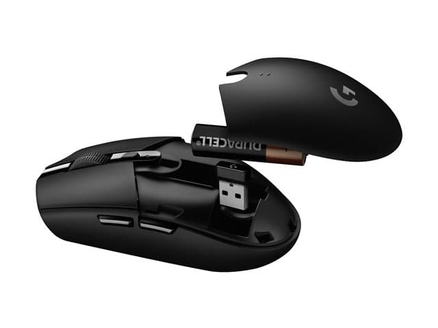 Logitech G G305 - mouse - 2.4 GHz - black — view 10