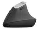 Logitech MX Vertical - vertical mouse - USB, Bluetooth, 2.4 GHz - graphite thumbnail 1