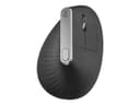 Logitech MX Vertical - vertical mouse - USB, Bluetooth, 2.4 GHz - graphite thumbnail 7