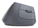Logitech MX Vertical - vertical mouse - USB, Bluetooth, 2.4 GHz - graphite thumbnail 8