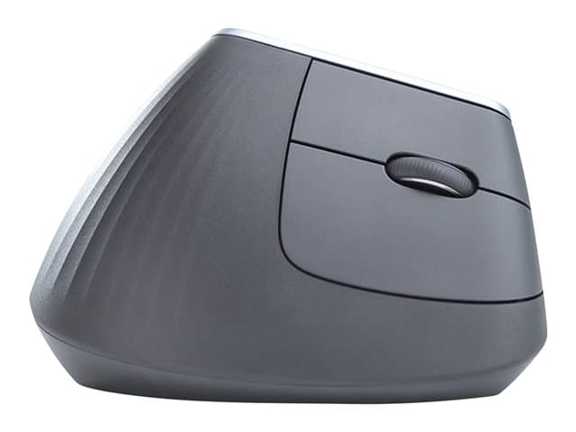 Logitech MX Vertical - vertical mouse - USB, Bluetooth, 2.4 GHz - graphite — view 8