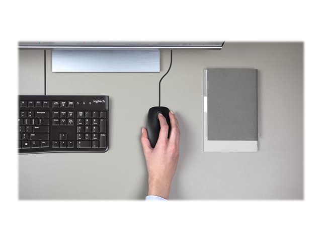 Logitech B110 Silent - mouse - USB — view 2